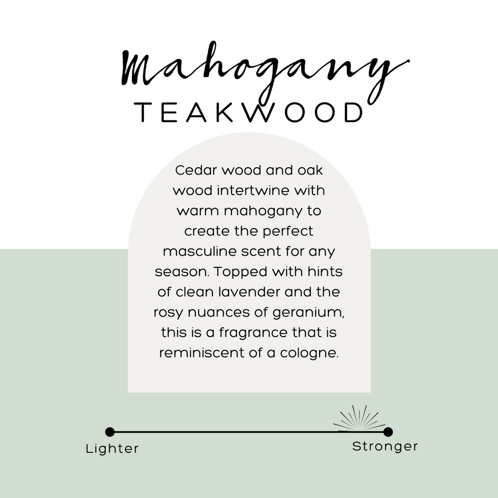 Mahogany Teakwood Candle | Upside Goods Co.