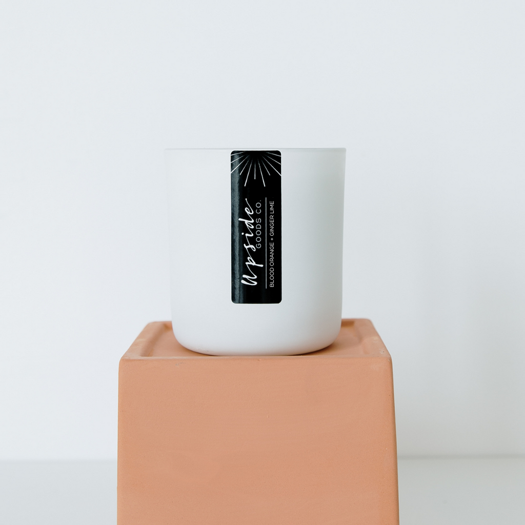 blood orange and ginger lime candle from Upside Goods Co.